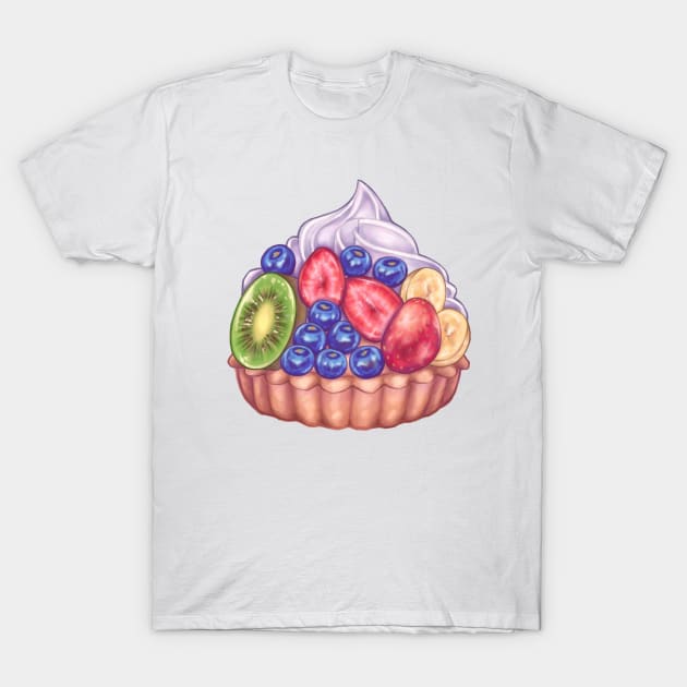 Fruit Tart T-Shirt by Riacchie Illustrations